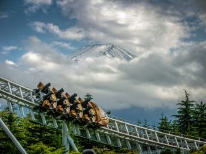 Dodonpa at Fuji-Q Highland in Japan.