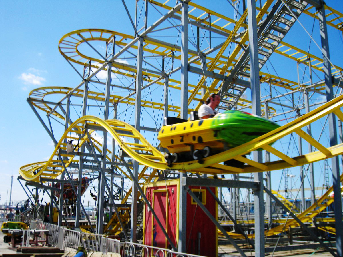 E&F MILER INDUSTRIES ROLLER COASTERS - COASTERFORCE1200 x 900