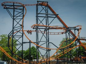 Steel Hawg at Indiana Beach in the USA.