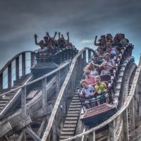 Joris en Deraak Efteling wooden racing roller coaster