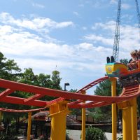 Spinning Dragons Worlds Of Fun roller coaster