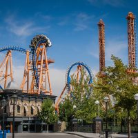 Stunt Fall Parque Warner Madrid