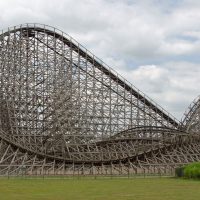 Troy Toverland wooden roller coaster