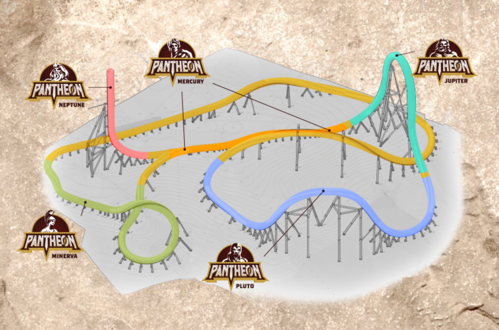 Pantheon For Busch Gardens In 2020 Coasterforce