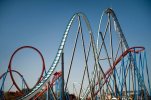 Shambhala Himalayan themed roller coaster in PortAventura, Spain.jpg